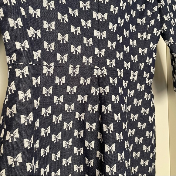 HOST PICK⭐️MAJE Bow Print Mini Dress bow 💝 Designer Dress 🤍 - Picture 13 of 15